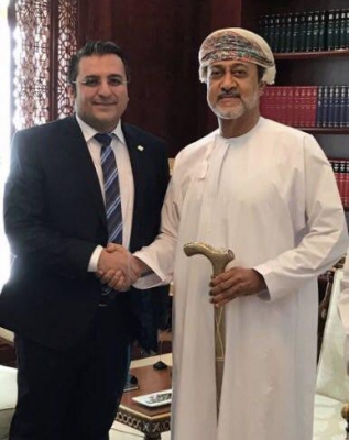 ملاقات مدیر عامل شرکت پایر با سيد هيثم بن طارق آل سعيد رئیس دولت و وزیر فرهنگ سلطنت پادشاهی کشور عمان